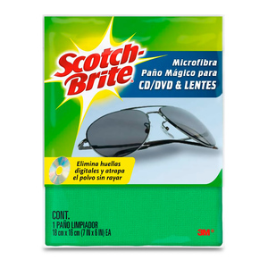 Paño Mágico Limpiador 3M Scotch-Brite / Microfibra / Azul / 1 pieza Paño Mágico Limpiador 3M Scotch-Brite / Microfibra / Azul / 1 pieza
