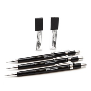 Lapiceros con Puntillas Office Depot Negro 5 piezas Lapiceros con Puntillas Office Depot Negro 5 piezas