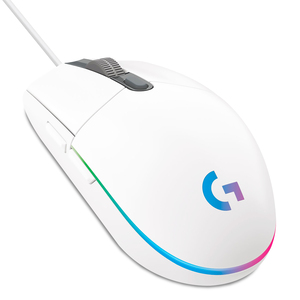 Mouse Gamer Alámbrico USB Logitech G203 Blanco  Mouse Gamer Alámbrico USB Logitech G203 Blanco