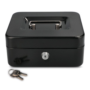 Caja de Seguridad para Dinero Mediana Negro Caja de Seguridad para Dinero Mediana Negro