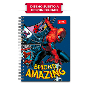 Cuaderno Profesional UPak Spiderman Verse Cuadro Grande 100 hojas  Cuaderno Profesional UPak Spiderman Verse Cuadro Grande 100 hojas
