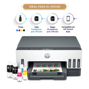 Impresora Multifuncional HP Smart Tank 720 Tinta Continua Color WiFi HP Smart App Bluetooth USB Dúplex Automático Impresora Multifuncional HP Smart Tank 720 Tinta Continua Color WiFi HP Smart App Bluetooth USB Dúplex Automático