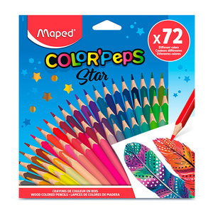 Lápices de Colores Maped Color'Peps Star 72 piezas  Lápices de Colores Maped Color'Peps Star 72 piezas