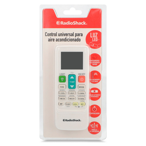 Control Universal para Aire Acondicionado 22 Botones RadioShack Blanco Control Universal para Aire Acondicionado 22 Botones RadioShack Blanco