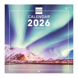 Calendario de Pared 2026 Finocam Amazing Nature Calendario de Pared 2026 Finocam Amazing Nature