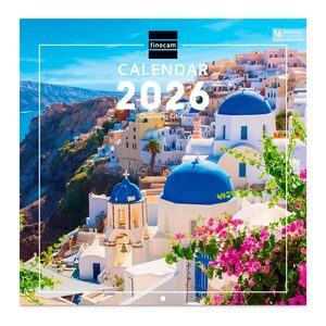 Calendario de Pared 2026 Finocam Charming Cities  Calendario de Pared 2026 Finocam Charming Cities