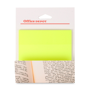 Notas Adhesivas Office Depot Pet 50 hojas Amarillo Notas Adhesivas Office Depot Pet 50 hojas Amarillo