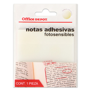 Notas Adhesivas Fotosensibles Office Depot 50 hojas Notas Adhesivas Fotosensibles Office Depot 50 hojas