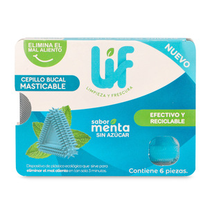 Cepillo Bucal Masticable LIF Menta Cepillo Bucal Masticable LIF Menta