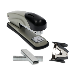 Kit de Engrapadora de Media Tira Office Depot Beige con Negro Kit de Engrapadora de Media Tira Office Depot Beige con Negro