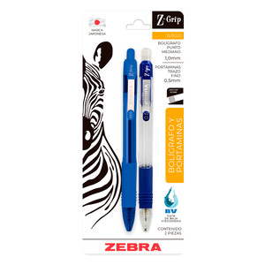 Bolígrafo y Portaminas Zebra Z-Grip Bolígrafo y Portaminas Zebra Z-Grip