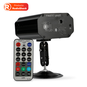 Proyector de Luz Láser LED RGB RadioShack Negro Proyector de Luz Láser LED RGB RadioShack Negro