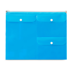 Sobre para Archivo con Cierre Carta Office Depot Plástico Azul Sobre para Archivo con Cierre Carta Office Depot Plástico Azul
