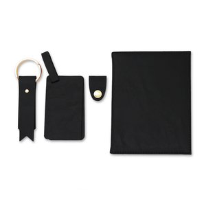 Kit de Viaje Travel Time Negro 4 piezas Kit de Viaje Travel Time Negro 4 piezas
