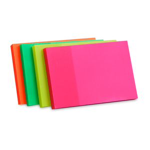 Notas Adhesivas Top Team 7.62 x 5.08 cm Neón 400 hojas Notas Adhesivas Top Team 7.62 x 5.08 cm Neón 400 hojas