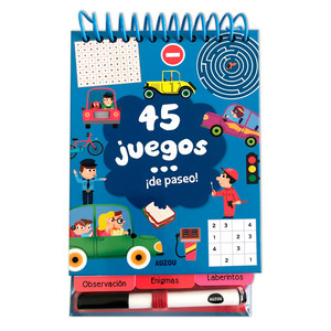 Libro 45 Juegos de Paseo Auzou VR Editoras Libro 45 Juegos de Paseo Auzou VR Editoras