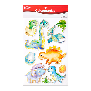 Stickers de Dinos con Ojitos Office Depot Stickers de Dinos con Ojitos Office Depot
