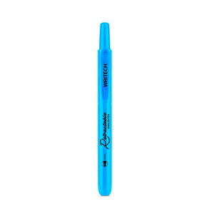 Marcatexto Retráctil Writech Punta Cincel Azul Marcatexto Retráctil Writech Punta Cincel Azul