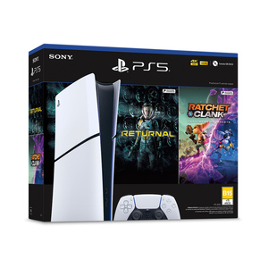 Consola PlayStation 5 Slim Digital SSD 1 TB Blanco Incluye 2 juegos