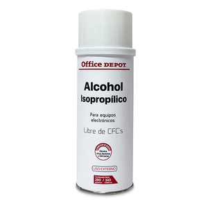 Alcohol Isopropílico Limpiador Office Depot Aerosol 340 ml