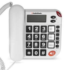 Teléfono Alámbrico RadioShack WIRED 231 Blanco Teléfono Alámbrico RadioShack WIRED 231 Blanco