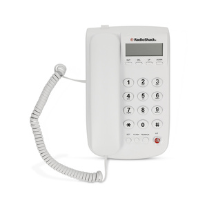 Teléfono Alámbrico RadioShack WIRED 233W Blanco Teléfono Alámbrico RadioShack WIRED 233W Blanco