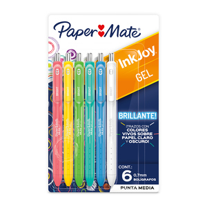 Bolígrafo de Gel Paper Mate InkJoy 6 piezas Bolígrafo de Gel Paper Mate InkJoy 6 piezas