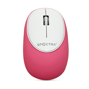 Mouse Inalámbrico Spectra 4 botones Rosa con Blanco Mouse Inalámbrico Spectra 4 botones Rosa con Blanco