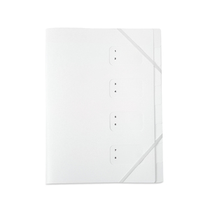 Folder Expandible Carta Top Team 8 divisiones Blanco Folder Expandible Carta Top Team 8 divisiones Blanco