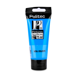 Pintura Acrílica Politec Azul Celeste 75 ml Pintura Acrílica Politec Azul Celeste 75 ml