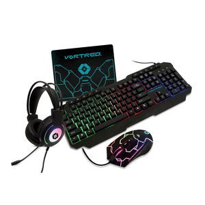 kit Gamer 4 en 1 Vortred V-930655 Negro kit Gamer 4 en 1 Vortred V-930655 Negro