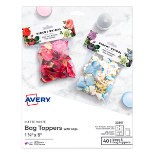 Bolsas de Plástico Avery Transparentes 40 piezas Bolsas de Plástico Avery Transparentes 40 piezas