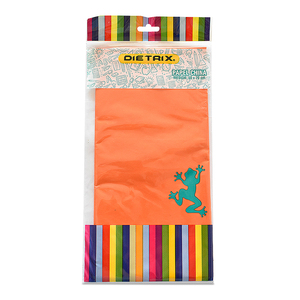 Papel China Dietrix 50 x 70 cm Naranja 3 piezas  Papel China Dietrix 50 x 70 cm Naranja 3 piezas