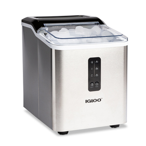 Máquina de Hielo Acero Inoxidable Igloo 11.7 kg  Máquina de Hielo Acero Inoxidable Igloo 11.7 kg