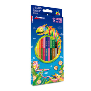 Lápices de Colores Doble Punta Artesco Colores 12 piezas Lápices de Colores Doble Punta Artesco Colores 12 piezas