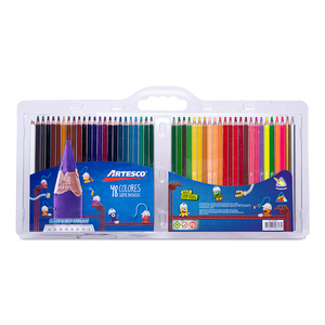 Lápices de Colores Triangulares Artesco 48 piezas Lápices de Colores Triangulares Artesco 48 piezas