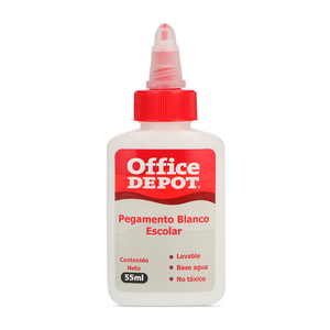 Pegamento Blanco Escolar Office Depot 55ml Pegamento Blanco Escolar Office Depot 55ml