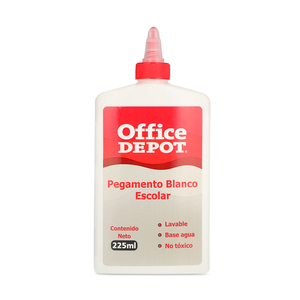 Pegamento Blanco Escolar Office Depot 225ml Pegamento Blanco Escolar Office Depot 225ml
