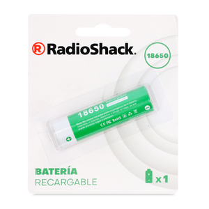 Pila Recargable Radioshack 18650 Pila Recargable Radioshack 18650