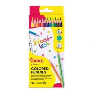 Lápices Triangulares para Colorear  Jovi Colores 12 piezas Lápices Triangulares para Colorear  Jovi Colores 12 piezas