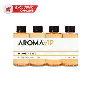 Aceite de Fragancia Aromar Miami Vibes 4 piezas Aceite de Fragancia Aromar Miami Vibes 4 piezas