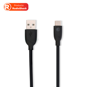 Cable USB 2.0 Tipo A a Tipo C RadioShack Negro 1 m Cable USB 2.0 Tipo A a Tipo C RadioShack Negro 1 m
