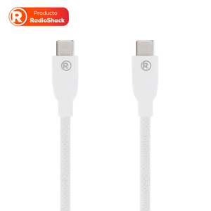 Cable Magnético USB 2.0 Tipo C a Tipo C RadioShack Blanco 1 m Cable Magnético USB 2.0 Tipo C a Tipo C RadioShack Blanco 1 m