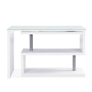 Escritorio Office Depot con Entrepaños Giratorios Blanco Escritorio Office Depot con Entrepaños Giratorios Blanco