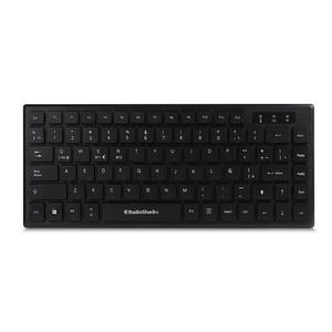 Teclado Inalámbrico RadioShack Compacto Negro Teclado Inalámbrico RadioShack Compacto Negro