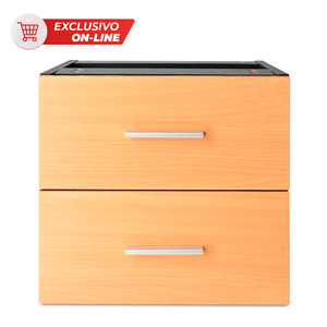 Set de Cajones para Escritorio JasperJ 2 piezas Café Set de Cajones para Escritorio JasperJ 2 piezas Café