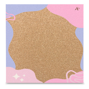 Tablero de Corcho para Notas Alfra Rosa con Lila 30 x 30 cm Tablero de Corcho para Notas Alfra Rosa con Lila 30 x 30 cm