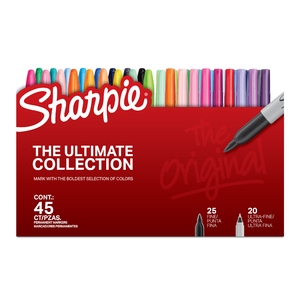 Marcadores Permanentes Sharpie The Ultimate Collection 45 piezas Marcadores Permanentes Sharpie The Ultimate Collection 45 piezas