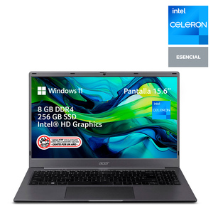 Laptop Acer Aspire Lite 15 Intel Celeron N4500 15.6 pulg. 256GB SSD 8GB RAM Plata Laptop Acer Aspire Lite 15 Intel Celeron N4500 15.6 pulg. 256GB SSD 8GB RAM Plata