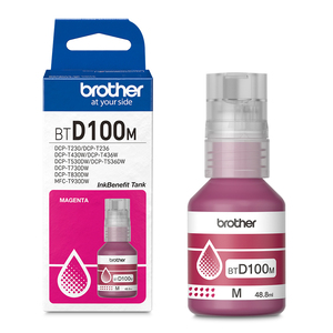 Botella de Tinta Brother BTD100M InkBenefit Tank Magenta 5000 páginas Botella de Tinta Brother BTD100M InkBenefit Tank Magenta 5000 páginas